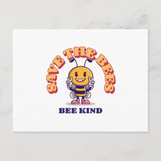Bewaar de bijen, wees lekker. briefkaart