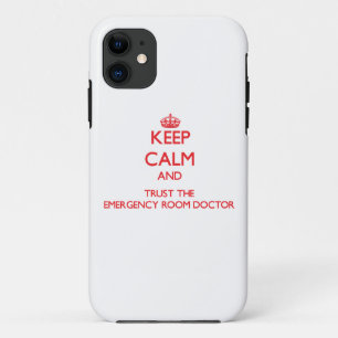 Bewaar de calm en vertrouw op de Noodtoestand Doct iPhone 11 Hoesje