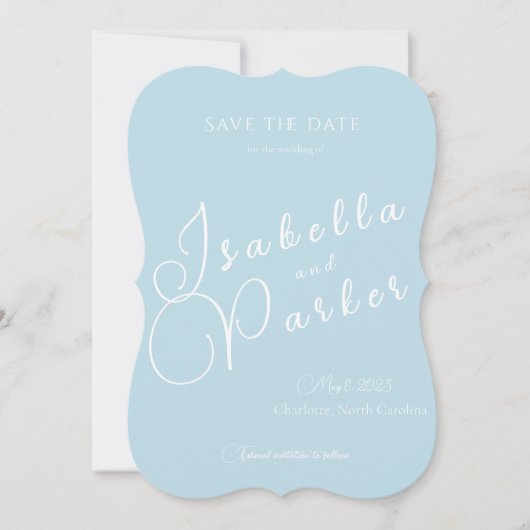 Bewaar de data, huwelijksuitnodigingen, bestemming kaart (Voorkant)