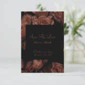 Bewaar de data- Kleur Rozen Kaart (Staand voorkant)