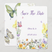 BEWAAR DE DATE KAART PERFECT VOOR BRUILOFTEN (Voorkant / Achterkant)