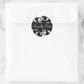 Bewaar de Date Leaf Flourish Envelope Sticker Seal (Tas)