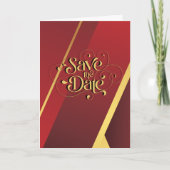 Bewaar de datum (1 Johannes 4:19 NKJV) Rood/Rust/G Kaart (Voorkant)