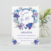 Bewaar de datum 60e verjaardag kaart (Staand voorkant)