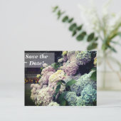 Bewaar de datum 90ste verjaardagsfeest, Floral Bri Aankondigingskaart (Staand voorkant)