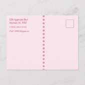 Bewaar de datum 9e verjaardag voor een meisje aankondigingskaart (Achterkant)