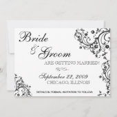 Bewaar de datum aankondiging (Achterkant)