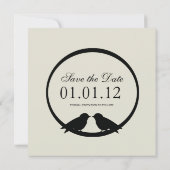 Bewaar de datum-aankondigingen kaart (Achterkant)