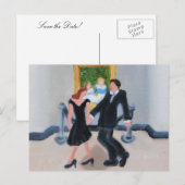 Bewaar de datum! aankondigingskaart (Voorkant / Achterkant)