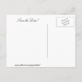 Bewaar de datum! aankondigingskaart (Achterkant)