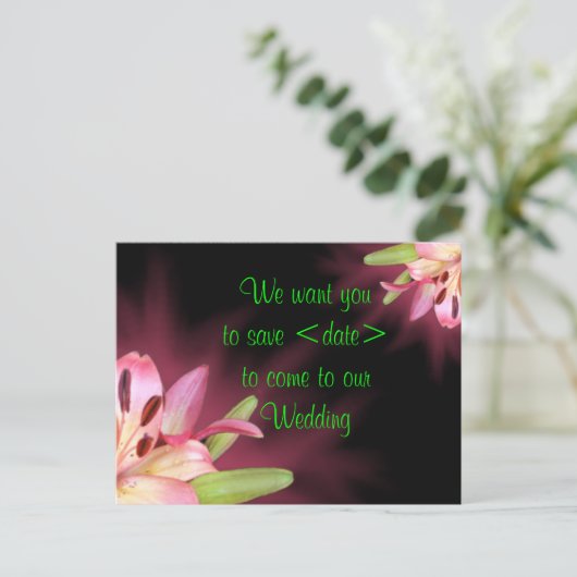 Bewaar de datum - aanpassen aankondigingskaart (Staand voorkant)