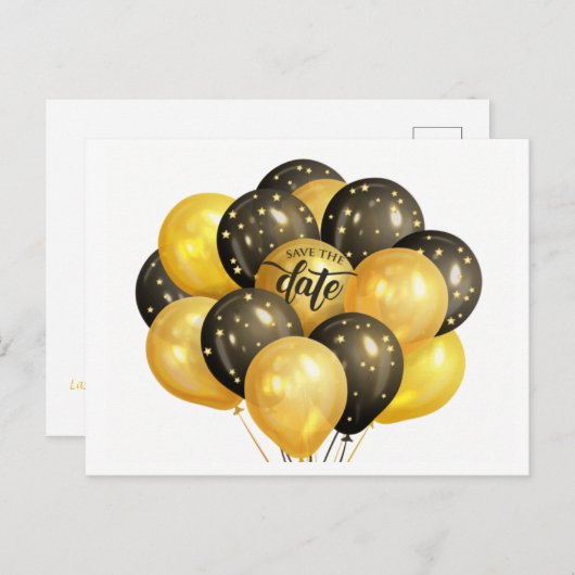 Bewaar de datum alle gelegenheden briefkaart (Voorkant / Achterkant)