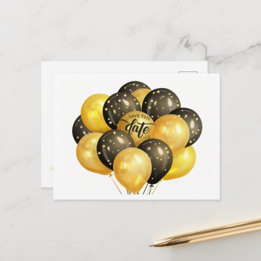 Bewaar de datum alle gelegenheden kaart (Voorkant / Achterkant in situ)