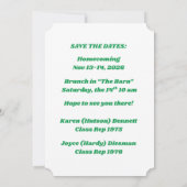 Bewaar de datum alumni afgestudeerden save the date (Achterkant)