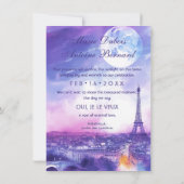 Bewaar de DATUM Amour Éternel à la Parisienne Save The Date (Achterkant)