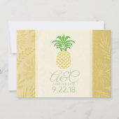 Bewaar de datum Ananas Save The Date (Voorkant)