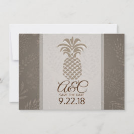 Bewaar de datum  Ananas Save The Date