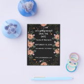 Bewaar de datum, Bloemen, Flyer (Enkel)