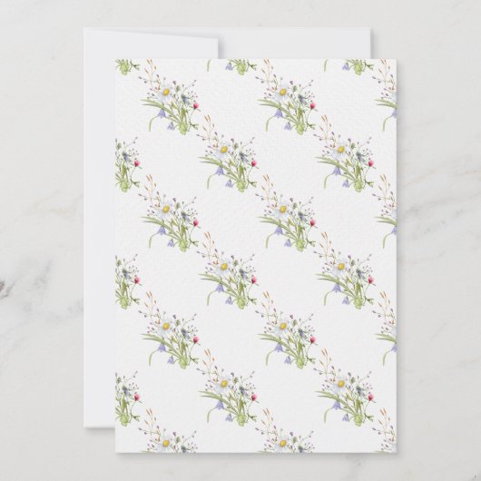 Bewaar de datum Bloemen Wildflower Bruiloft Daisy Save The Date