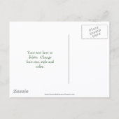 Bewaar de datum Bloodroot Bloem Aankondigingskaart (Achterkant)