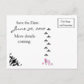 Bewaar de datum Bronze Antiek II Aankondigingskaart (Achterkant)