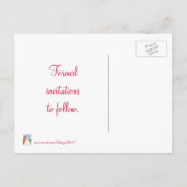 Bewaar de datum bruiloft Briefkaarten, Princess Br Aankondigingskaart (Achterkant)