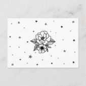 Bewaar de datum bruiloft traditionele Tarot Hart Informatiekaartje (Achterkant)