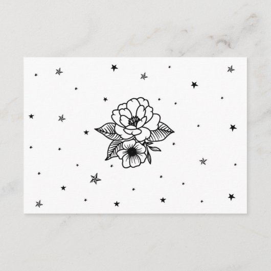 Bewaar de datum bruiloft traditionele Tarot Hart Informatiekaartje (Achterkant)