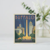 Bewaar de datum - Buffalo, NY Aankondigingskaart (Staand voorkant)