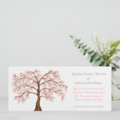 Bewaar de datum Cherry Blossom Sakura aankondiging (Staand voorkant)