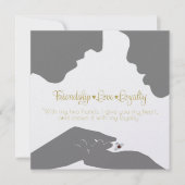 Bewaar de datum Claddagh Gold Save The Date (Voorkant)