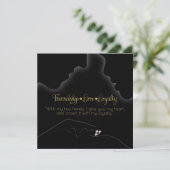 Bewaar de datum Claddagh Goud Save The Date (Staand voorkant)