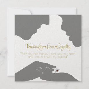 Bewaar de datum Claddagh Goud Save The Date