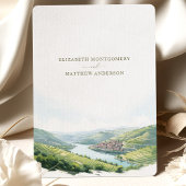 Bewaar de datum Douro Valley Portugal Bestemming Kaart