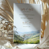 Bewaar de datum Douro Valley Portugal Bestemming Kaart