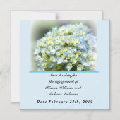 Bewaar de datum dunne magnetische kaart uitnodiging (Voorkant)