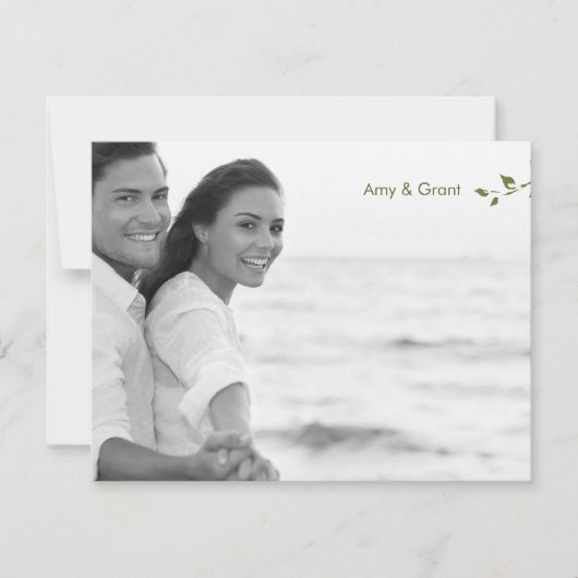 Bewaar de datum - Een Grote Peer Save The Date (Voorkant)