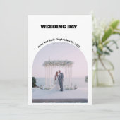 Bewaar de datum eenvoudig met foto kaart (Staand voorkant)