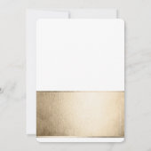BEWAAR DE DATUM elegant zakelijk zwart goud Kaart (Achterkant)