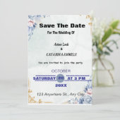 BEWAAR DE DATUM EN UITNODIGING TOT LIEFDE (Staand voorkant)