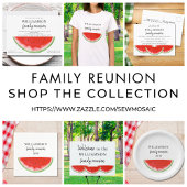 Bewaar de datum Family Reunion Watermelon uitnodig Save The Date