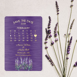 Bewaar de datum februari 2026 Trouwdag Folie Uitnodiging