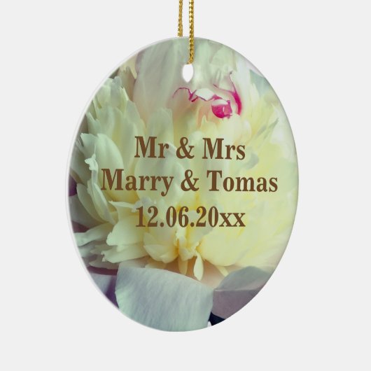 Bewaar de datum Floral Ornament (Rechts)