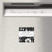 Bewaar de datum - Floral Wedding Mag... - Geperson Magneet (Insitu (Vaatwasser))