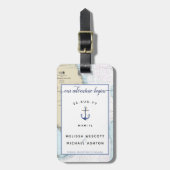 Bewaar de datum Florida Destination Wedding Bagagelabel (Voorkant verticaal)