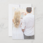 Bewaar de datum foto foto bruiloft save the date (Achterkant)