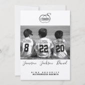 Bewaar de datum fotocards save the date (Voorkant)