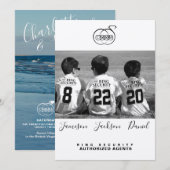 Bewaar de datum fotocards save the date (Voorkant / Achterkant)