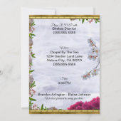 Bewaar de datum gepersonaliseerde uitnodiging (Achterkant)