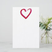 Bewaar de datum/Hart Briefpapier (Staand voorkant)